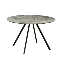 Stół ATELIER 120 cm kolor naturalnego kamienia szary*Invicta Interior