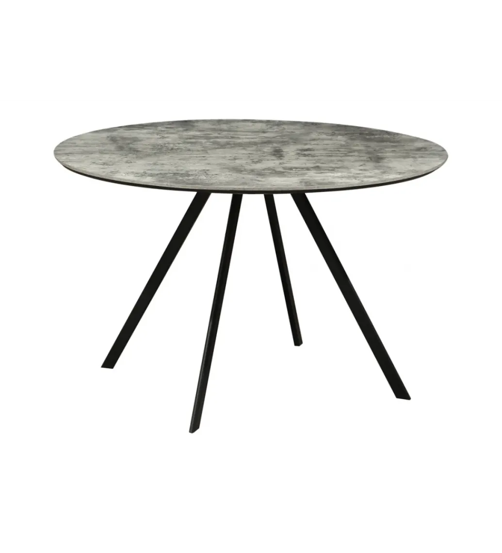 Stół ATELIER 120 cm kolor naturalnego kamienia szary*Invicta Interior