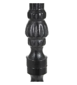 Stół AUESON 110 cm czarny blat w optyce marmuru*Zona-Design Sale