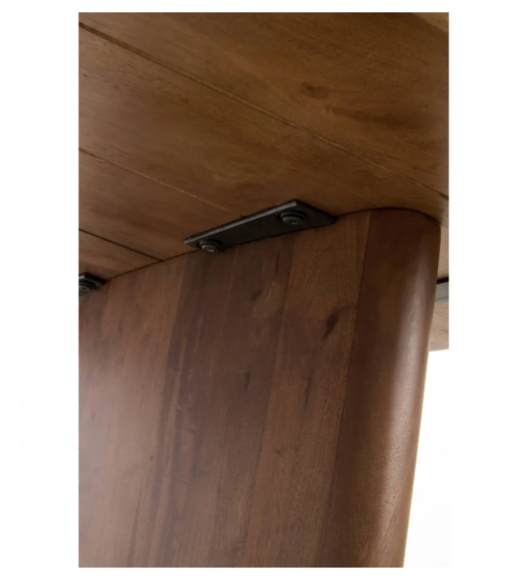 Stół AYMARA 220 cm drewno akcja brązowy*L&L Clearance