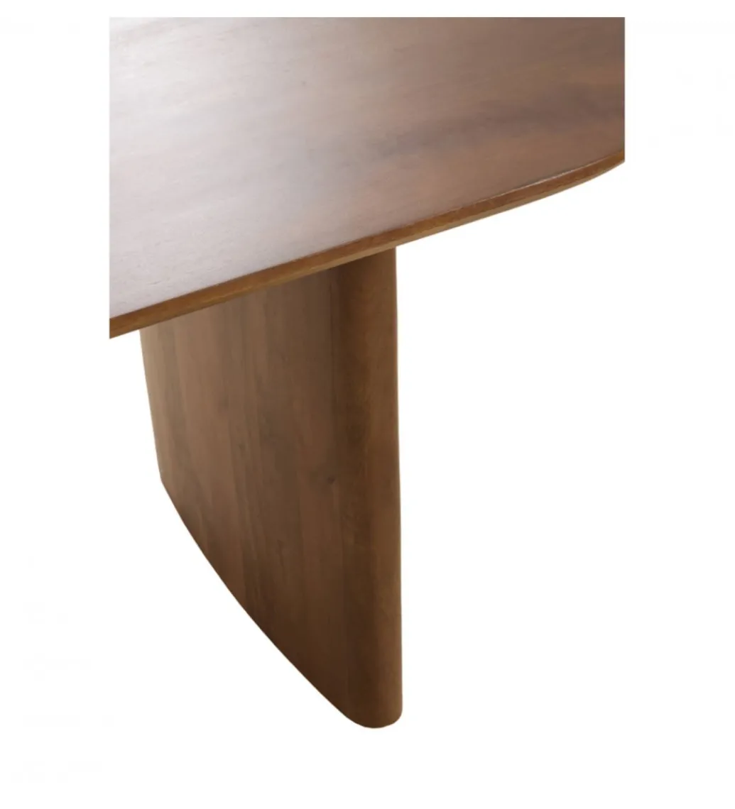 Stół AYMARA 220 cm drewno akcja brązowy*L&L Clearance