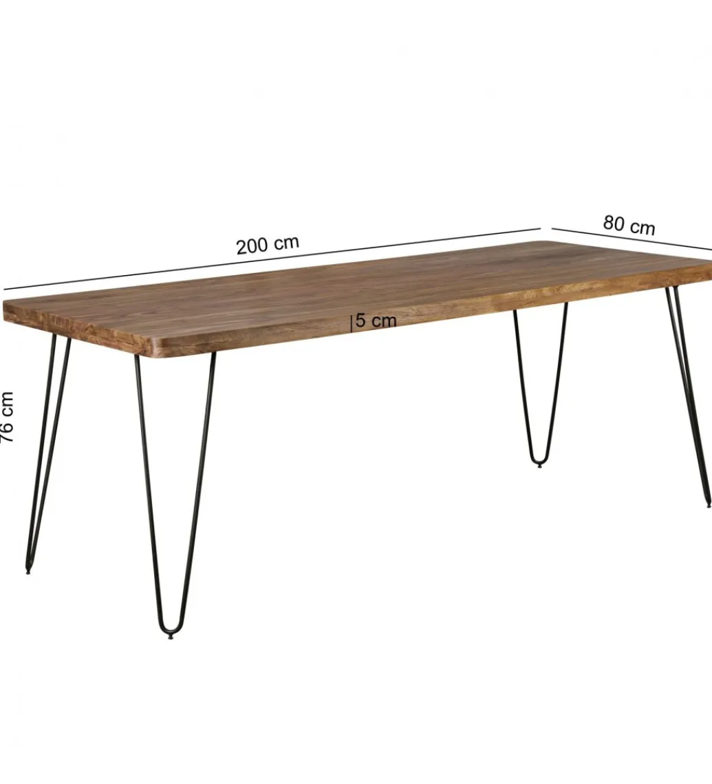 Stół BAGLI 200 cm drewno sheesham*WOHNLING, GERMANY Online