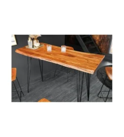 Stół barowy ARKTYKA 140 cm drewno akacja*Invicta Interior - przedsprzedaż Hot