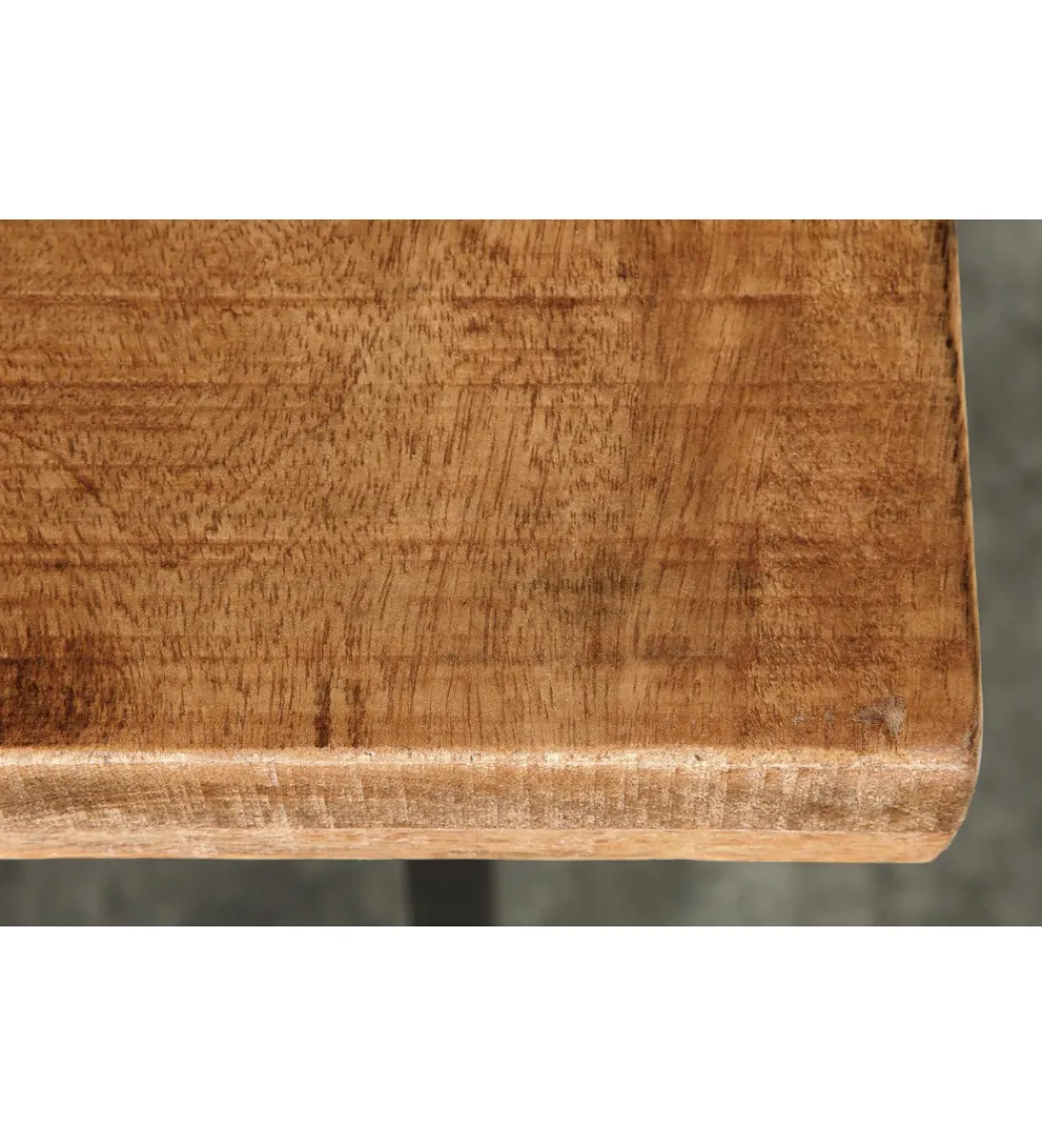 Stół barowy Iron Craft 120 cm drewno Mango*Invicta Interior New