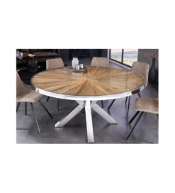 Stół Barracuda 140 cm drewno teak*Invicta Interior Outlet