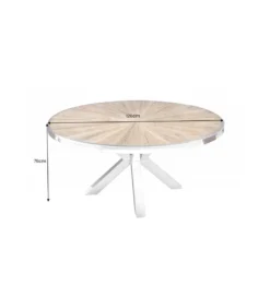 Stół Barracuda 120 cm drewno teak*Invicta Interior Clearance