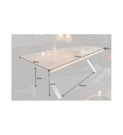 Stół  Barracuda X 220 cm drewno teak*Invicta Interior Discount