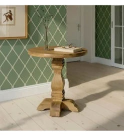 Stół BENAM 65 cm drewno mango naturalny*Zona-Design Sale