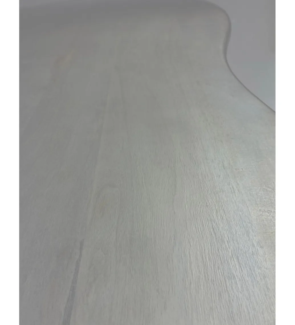 Stół biurko WOHNLING 180 cm drewno mango białe*WOHNLING, GERMANY Sale