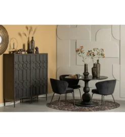 Stół BLANCO 120 cm drewno mango czarny*WOOOD Online