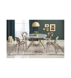 Stół Bonello 120 cm w optyce szarego marmuru*Halmar Online