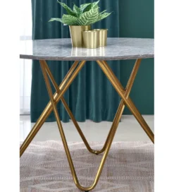 Stół Bonello 120 cm w optyce szarego marmuru*Halmar Online