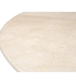 Stół Brix Bottecino 130 cm Marmur Drewno mango*LF-Design Discount