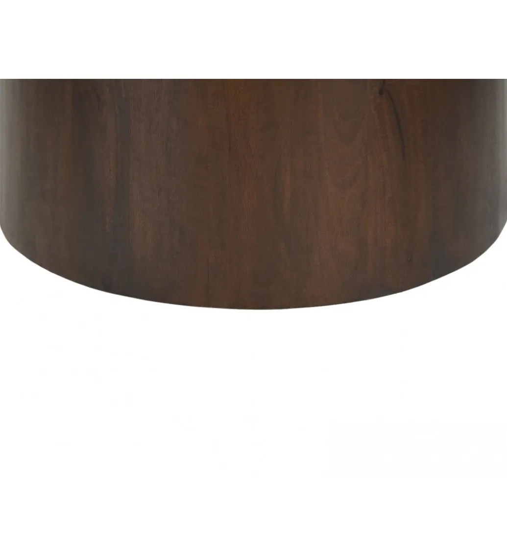 Stół Brix Bottecino 130 cm Marmur Drewno mango*LF-Design Discount