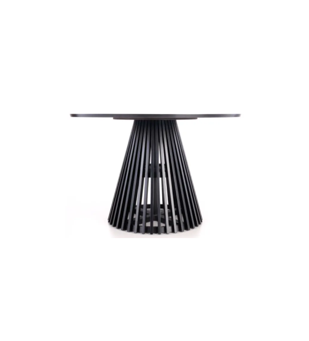 Stół BRODWAY 110 cm w optyce białego marmuru*Halmar Clearance