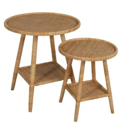 Stół BYMYS 60 cm ratan naturalny*Zona-Design Discount