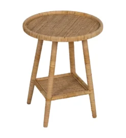 Stół BYMYS 45 cm ratan naturalny*Zona-Design Hot