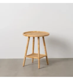 Stół BYMYS 45 cm ratan naturalny*Zona-Design Hot