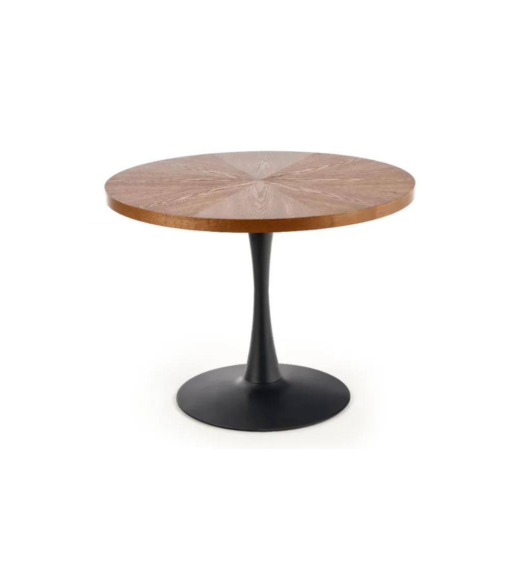 Stół CARMELO 100 cm w kolorze orzecha*Halmar New