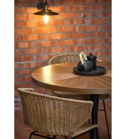 Stół CARMELO 100 cm w kolorze orzecha*Halmar New