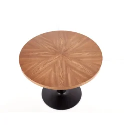 Stół CARMELO 100 cm w kolorze orzecha*Halmar New