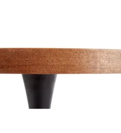 Stół CARMELO 100 cm w kolorze orzecha*Halmar New