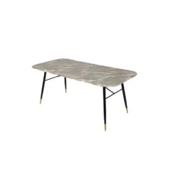 Stół CATANIA Paris 180 cm szkło w optyce szarego marmuru*Invicta Interior Outlet