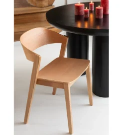 Stół CAVE 120 cm drewno mango czarny*J-Line Hot