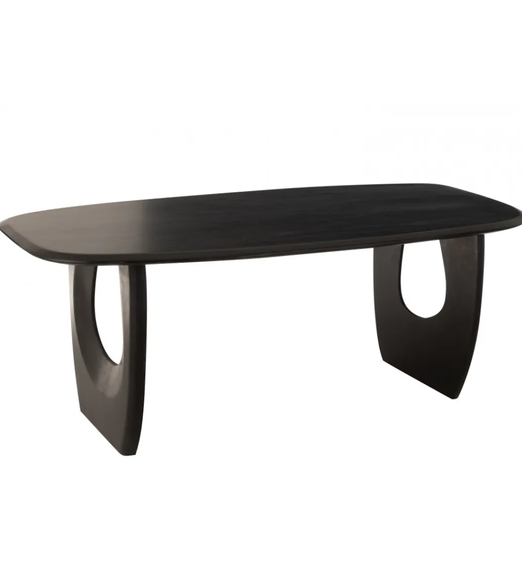 Stół CAVE 200 cm drewno mango czarny*J-Line Sale
