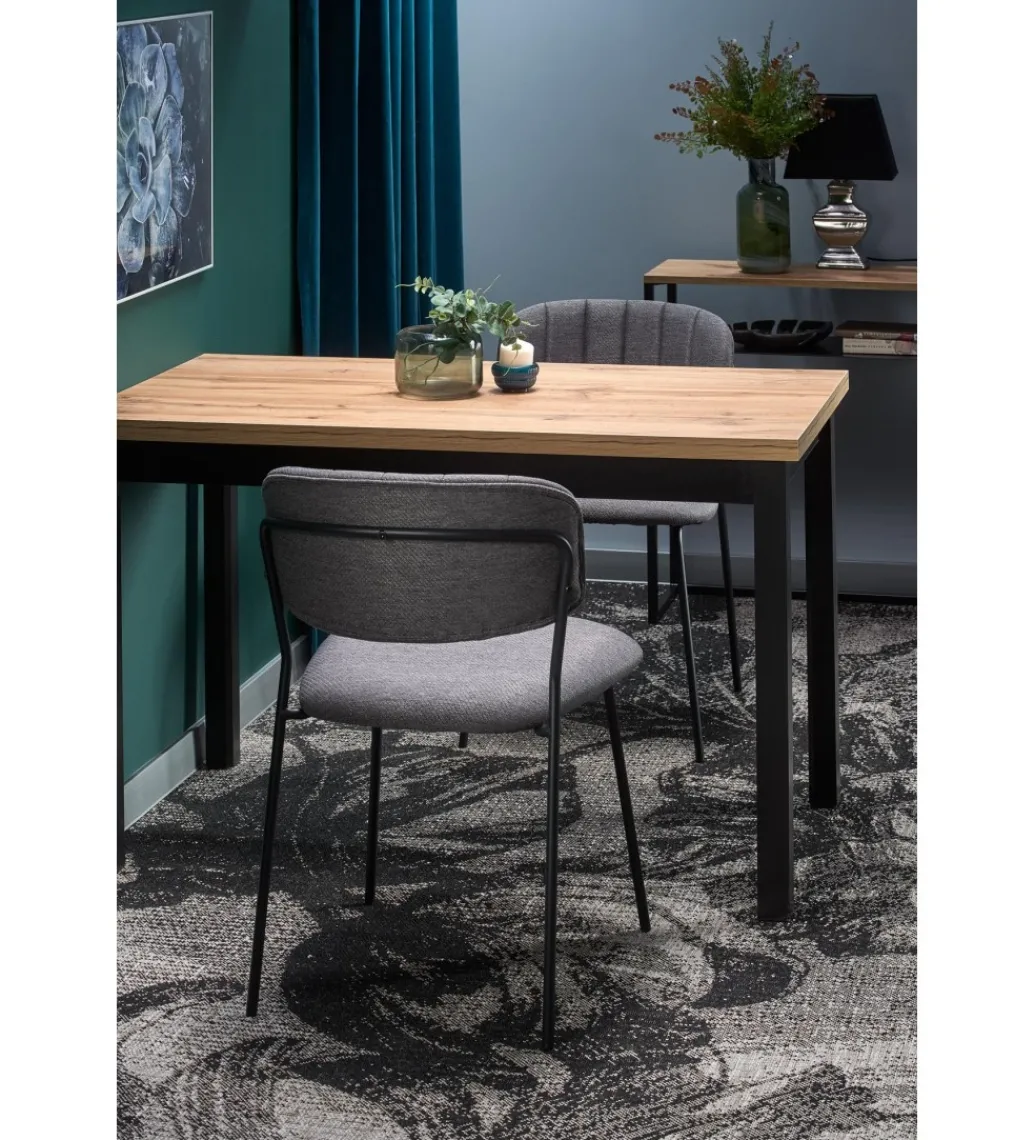Stół COBALT 120 cm w kolorze dąb wotan*Halmar Outlet