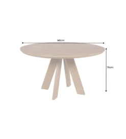Stół Craft ART WOOD 140 cm drewno mango naturalny*Invicta Interior New