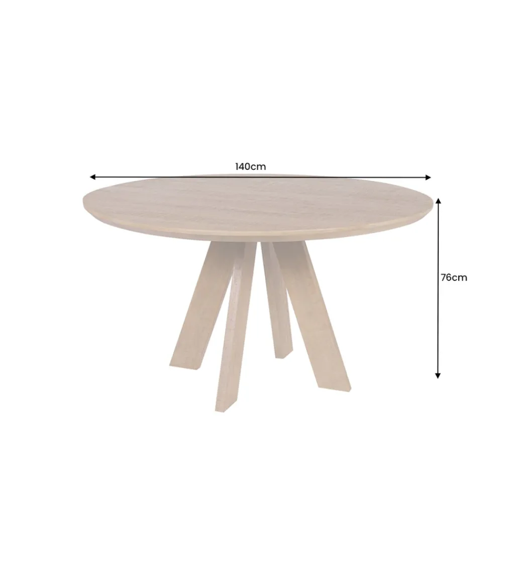 Stół Craft ART WOOD 140 cm drewno mango naturalny*Invicta Interior New