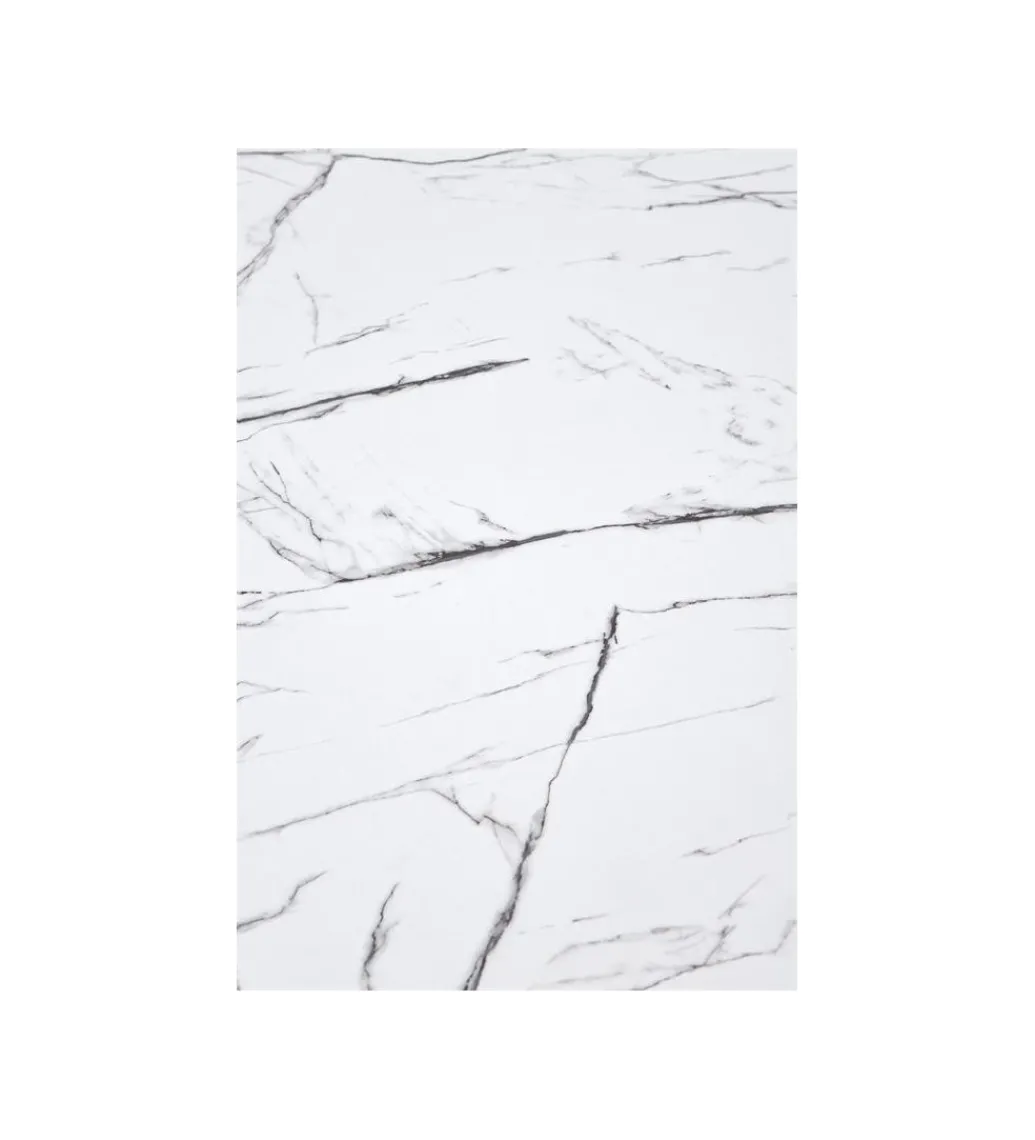 Stół DENVER 80 cm w optyce białego marmuru*Halmar Hot