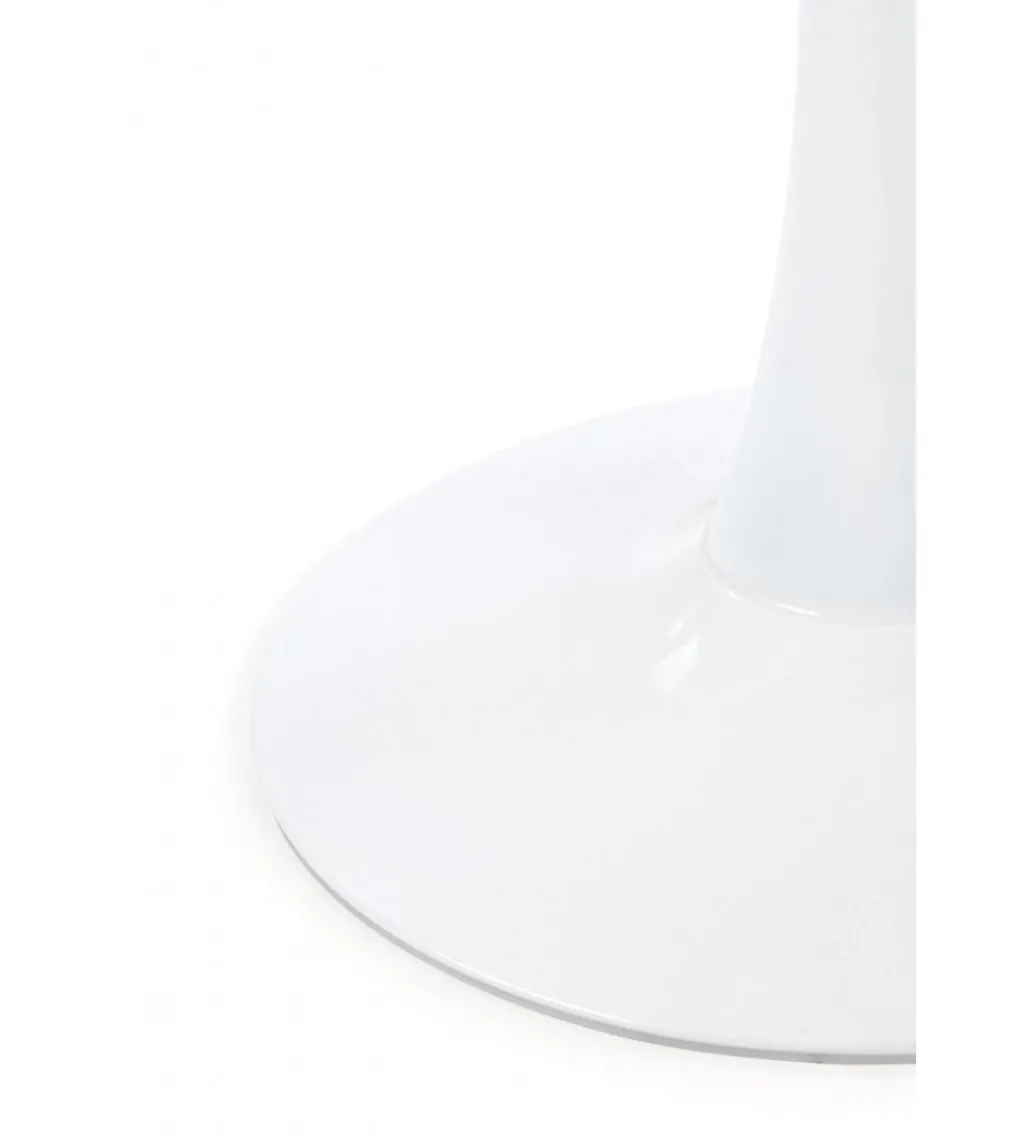 Stół DENVER 80 cm w optyce białego marmuru*Halmar Hot