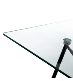 Stół DIVARMOT 140 cm szklany czarny*Zona-Design