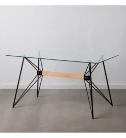 Stół DIVARMOT 140 cm szklany czarny*Zona-Design