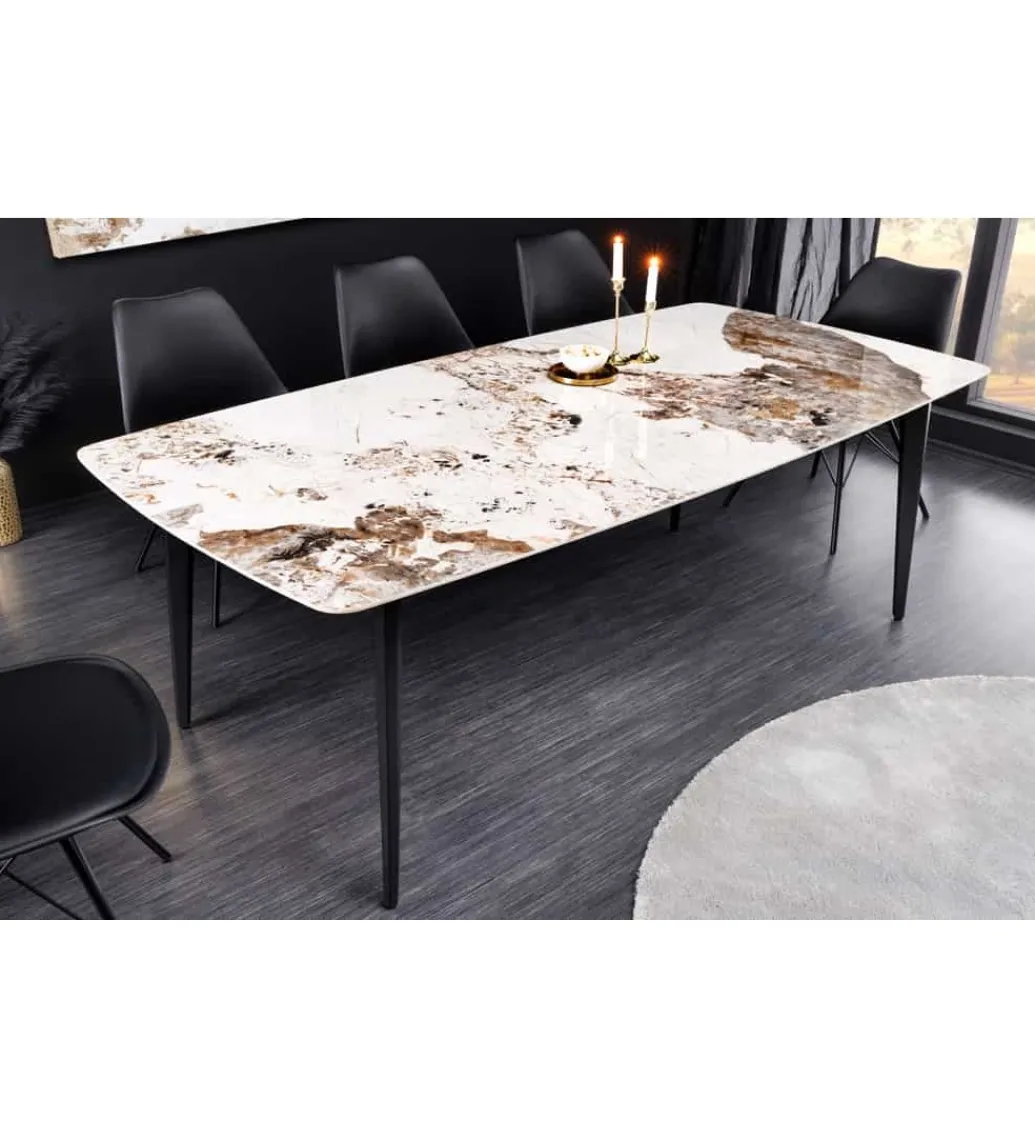 Stół DYLAN 180 cm ceramika w optyce marmuru*Invicta Interior Online