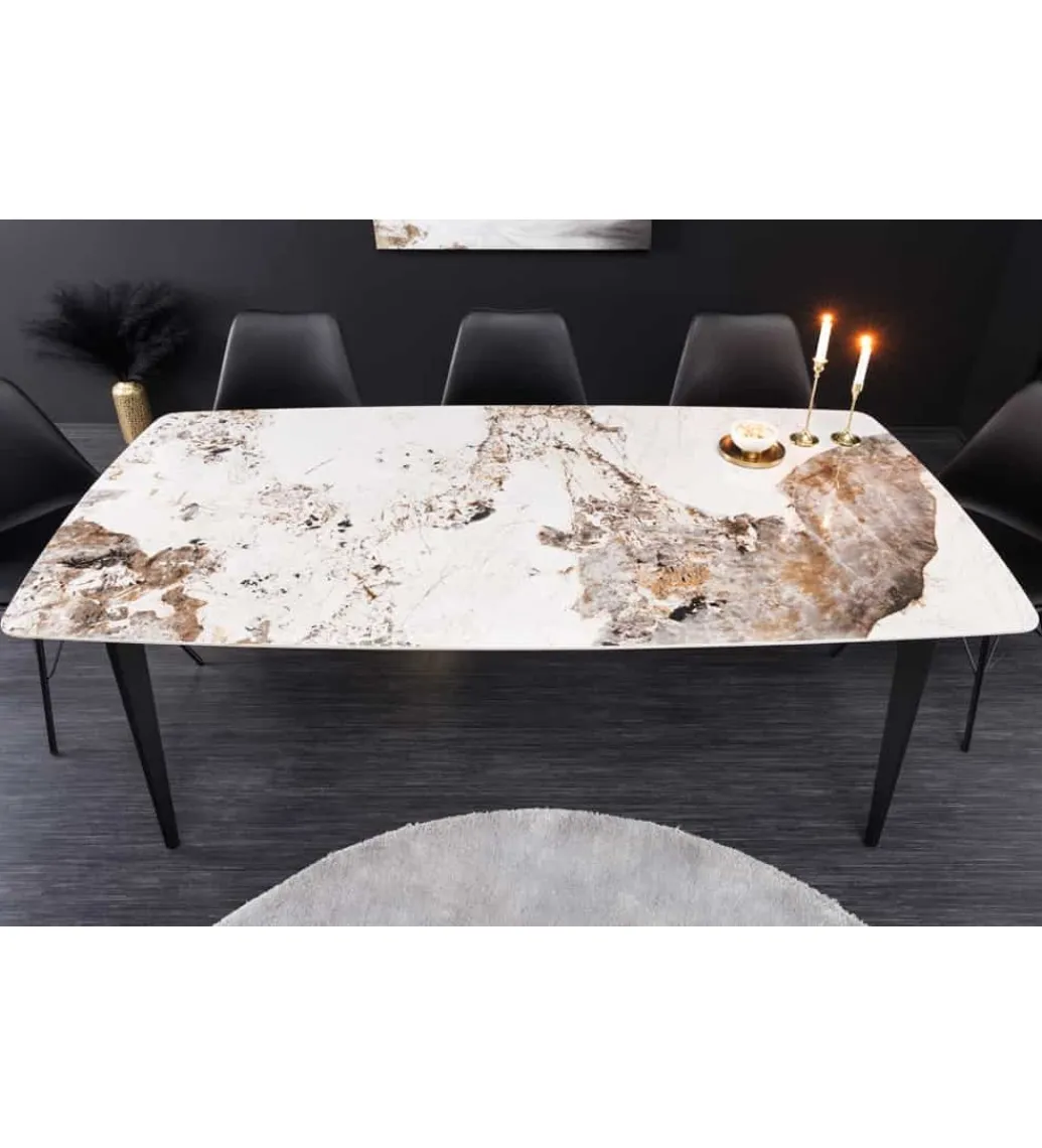 Stół DYLAN 180 cm ceramika w optyce marmuru*Invicta Interior Online