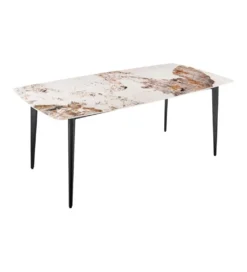 Stół DYLAN 160 cm ceramika w optyce marmuru*Invicta Interior