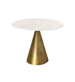 Stół ELEGANCIA 100 cm biały marmuru*Invicta Interior Hot
