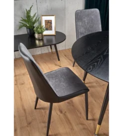 Stół EMBOS 120 cm czarny*Halmar Best