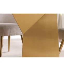 Stół EXTRAVAGANCIA 200 cm blat z białego marmuru*Invicta Interior - przedsprzedaż Best
