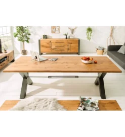 Stół FACTORY 200 cm Thor drewno dębowe*Invicta Interior