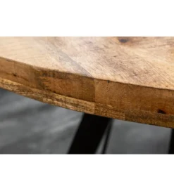 Stół Factory Iron Craft 120 cm drewno Mango*Invicta Interior