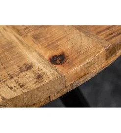 Stół Factory Iron Craft 120 cm drewno Mango*Invicta Interior