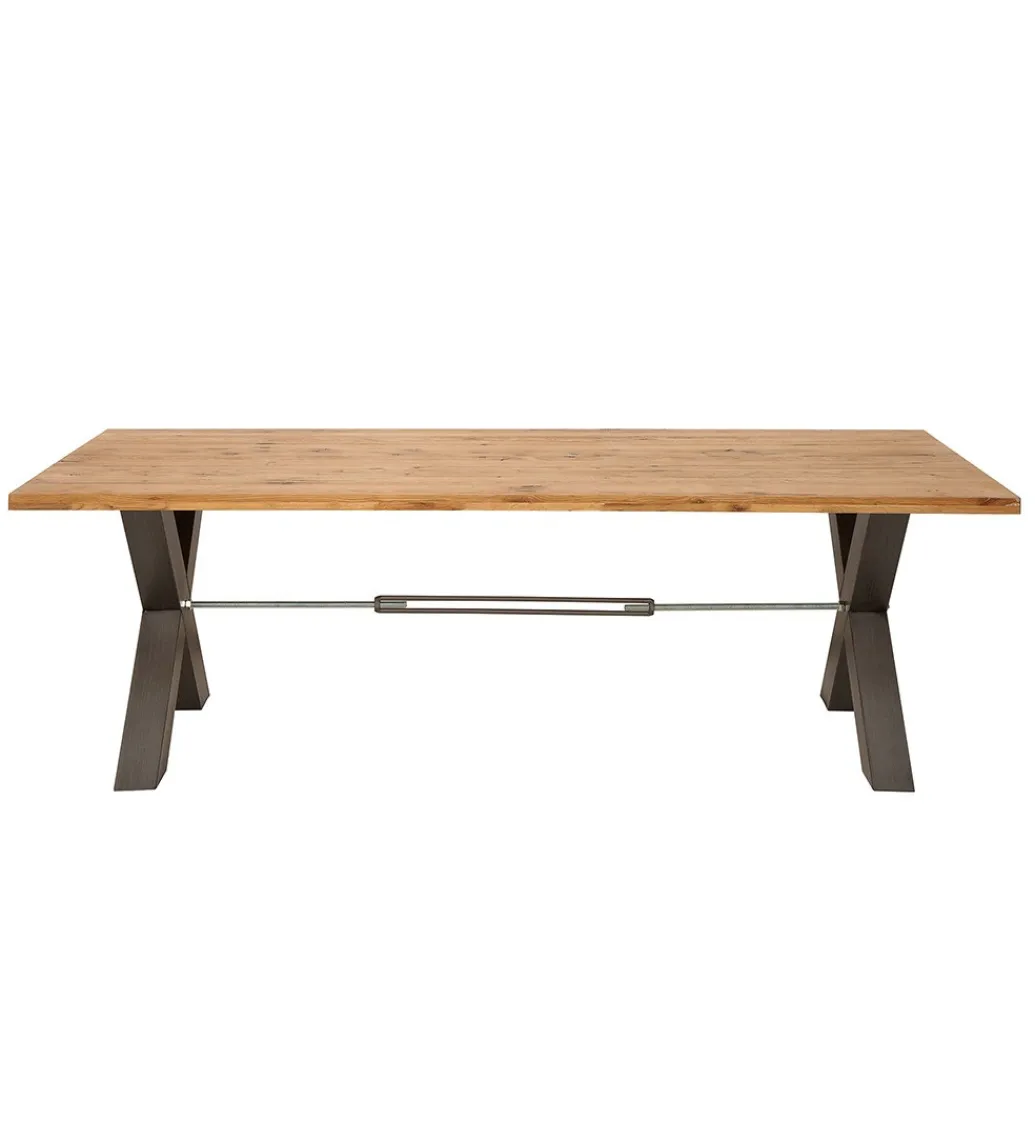 Stół FACTORY Thor 240 cm drewno dąb dziki*Invicta Interior Clearance