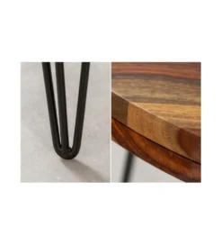Stół FENICE Makassar 120 cm drewno Sheesham*Invicta Interior Clearance
