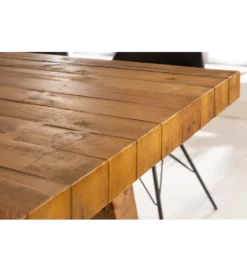 Stół FINES Finca 200 cm drewno sosna brąz*Invicta Interior Best