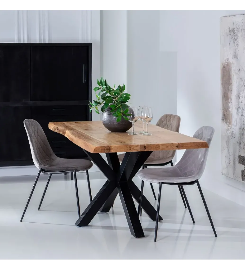 Stół FORTRES 160 cm drewno akacja*Zona-Design Best