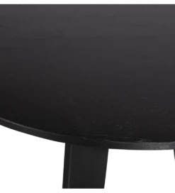 Stół FRIES 129 cm drewno dębu czarny*WOOOD